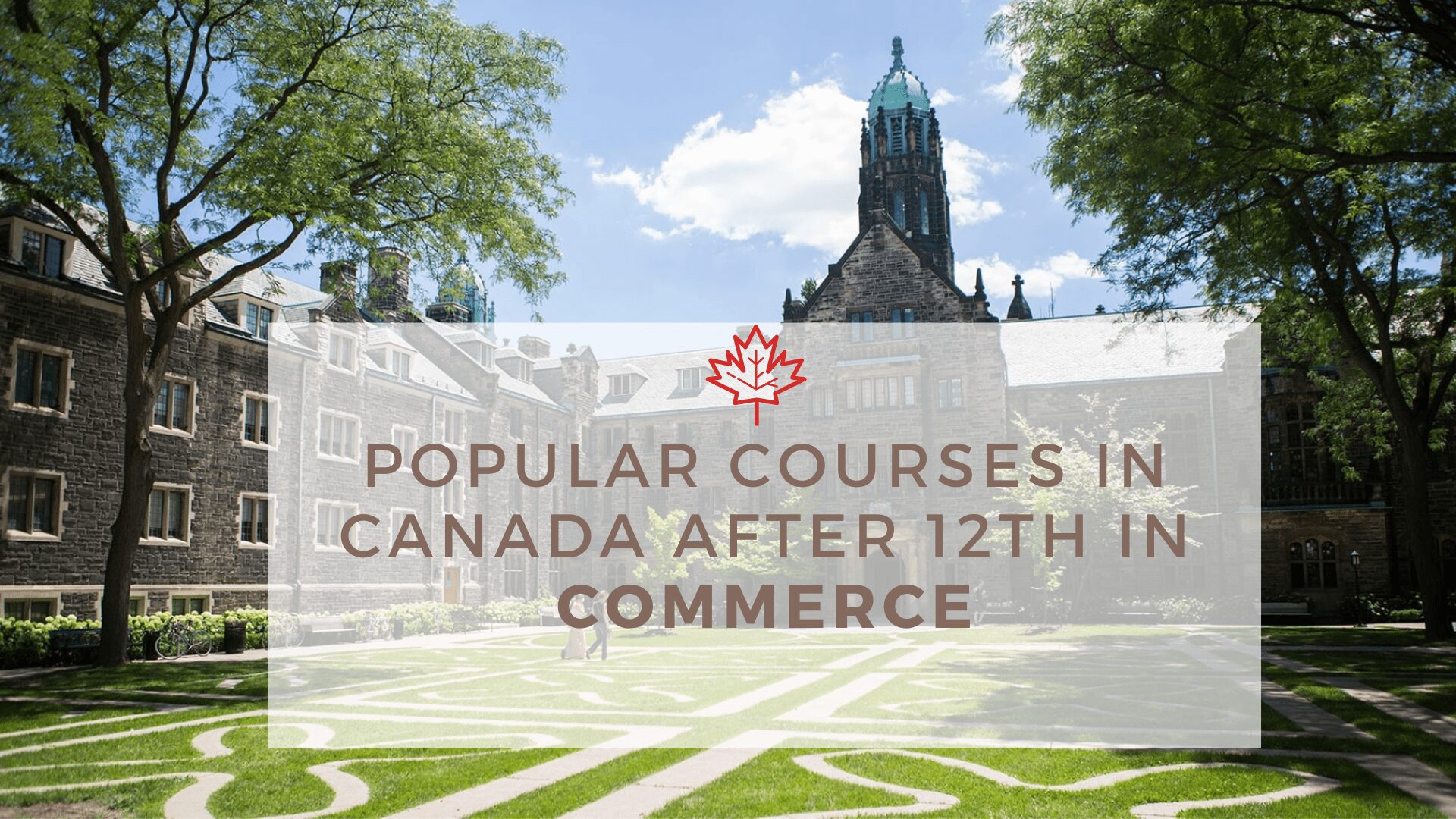 Popular Courses In Canada